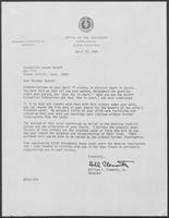 Letter from William P. Clements to Lester Roloff, April 22, 1981