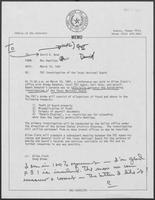 Memo from Max Hamilton to David A. Dean, March 19, 1981