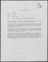 Memo from Mit Spears to David Dean, January 9, 1980