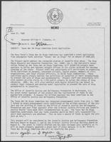 Memo from David A. Dean to William P. Clements, Jr., June 27, 1980