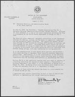 Letter from William P. Clements Jr. to executive directors and administrative heads of all state agencies, August 3, 1979