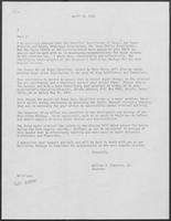 Letter from Governor William P. Clements, Jr., April 15, 1980
