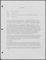 Memorandum from Tim Lewis to Paul T. Wrotenbery, May 18, 1979