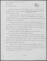 Press Release regarding S.B. 132 authorizing emergency appropriations for the Attorney General's Office, April 4, 1979
