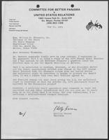 Group of documents regarding the "Clements Clause" in the 1977 Panama Canal Treaties, May 1983-December, 1986
