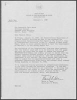 Letter from David A. Dean to Mark White, February 1, 1982