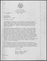 Letter from William P. Clements, Jr., to President Ronald Reagan, May 11, 1982