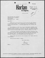Letter from Douglas S. Harlan to William P. Clements regarding their meeting, July 26, 1974