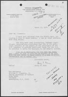 Letter from Harry F. Kern (Foreign Reports Inc.) to William P. Clements, March 15, 1974