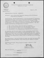 Memo from Assistant Secretary of Defense Frederick P. Hitz to William P. Clements, March 1, 1976