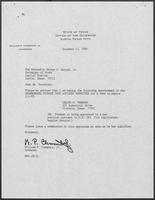 Appointment letter from Governor William P. Clements, Jr., to Secretary of State George S. Bayoud, Jr., December 13, 1989
