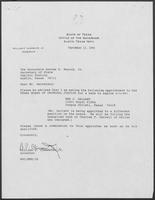 Appointment letter from Governor William P. Clements, Jr., to Secretary of State George Bayoud, September 13, 1990