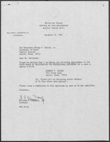 Appointment letter from William P. Clements to Secretary of State, George Bayoud, December 13, 1989