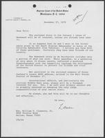 Letter from Justice Lewis F. Fowell Jr. to Bill Clements concerning a Newsweek article, December 27, 1978