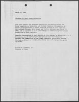 Telegram from William P. Clements, Jr., to Texas House Delegation, March 17, 1980