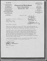 Letter from Phil Gramm to William P. Clements, Jr., August 18, 1980