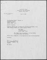 Appointment letter from William P. Clements, Jr. to George Bayoud, July 17, 1990
