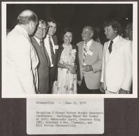 Photo of William P. Clements, Jr., and others at the Border Governors Conference, June 21, 1979