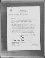 Letter from Senator Bob Dole to Governor William P. Clements, Jr., April 30, 1979