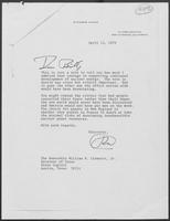 Letter from former President Richard Nixon to Governor William P. Clements, Jr., April 12, 1979