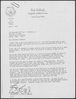 Letter from Bob Bullock to William P. Clements, Jr., June 7, 1979