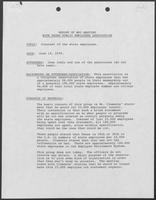 Report regarding William P. Clements, Jr.'s meeting with the Texas Public Employees Association, June 14, 1978