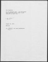 Internal letter exchange regarding seminar on retirement benefit for military personnel, July-August 1978
