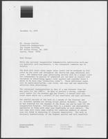 Letter from William Townsend to George Steffes regarding commemorative Clements inauguration publication, December 11, 1978