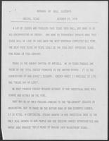Remarks by William P. Clements, Jr. in Odessa, Texas, October 23, 1978