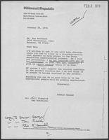 Letter from Ronald Reagan to Ray Barnhart concerning Texas Republican primary, January 25, 1978