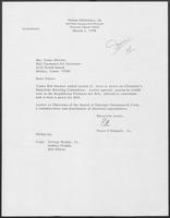 Letter from Peter O'Donnell, Jr. to Omar Harvey, March 1, 1978