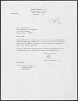 Letter from Peter O'Donnell, Jr. to Omar Harvey, March 1, 1978