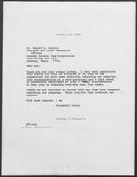 Correspondence between Robert Herring and William P. Clements, Jr., September 1978-October 1978