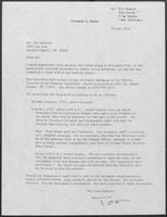 Letter from Thomas Reed to Stu Spencer regarding joint campaign schedule, July 14, 1978