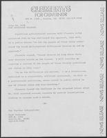 Press release from Clements for Governor regarding a campaign debate, July 14, 1978