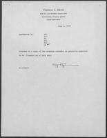 Group of documents regarding William P. Clements Jr.'s campaign calendar approved by William P. Clements, Jr., June 1, 1978 