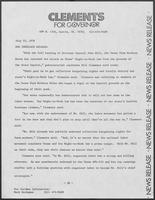 Campaign Press Release Criticizing Texas Farm Worker's Union's Campaign Against "Right to Work," July 25, 1978