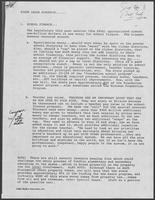 Notes by Eddie Barker Associates, Inc. titled "State Issues Synopsis"
