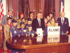 Governor Clements meets with Cub Scouts and Boy Scouts, February 10, 1979. Photo courtesy of Texas State Library and Archives Commission