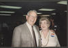 William P. Clements with Estella Allen at phone center in Beaumont, ca. 1986. [e_cle_000052]