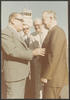 Governor Clements greeted by local officials during official visit to Chihuahua, Mexico, October 1979. Detail taken from e_cle_005821.