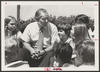 Bill Clements speaking with his future constituents during the 1978 campaign [e_cle_013457]